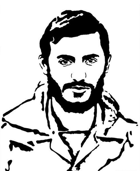 عکس شهید همت سیاه سفید