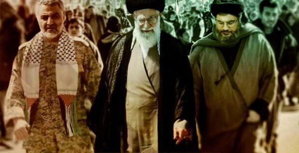 عکس شهید سلیمانی و سید حسن نصرالله