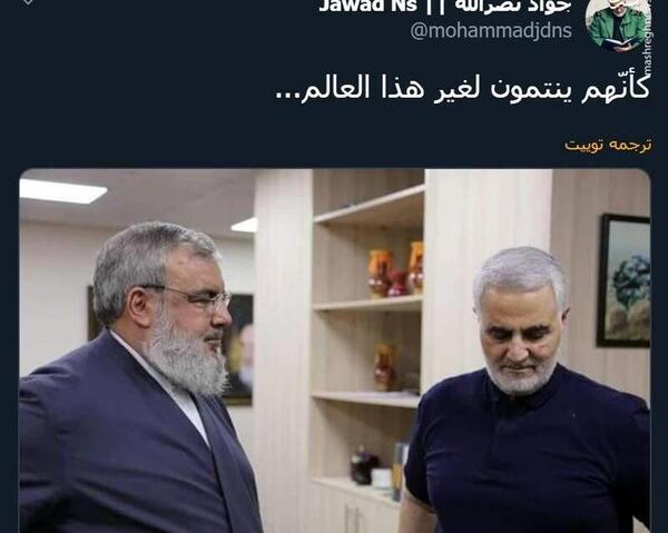 عکس شهید سلیمانی و سید حسن نصرالله