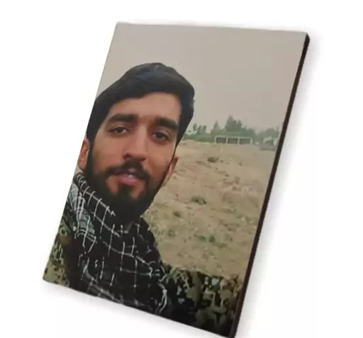عکس شهید حججی سیاه سفید