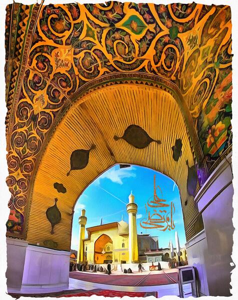 عکس از حرم امام علی
