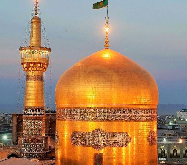 عکس از گنبد امام رضا