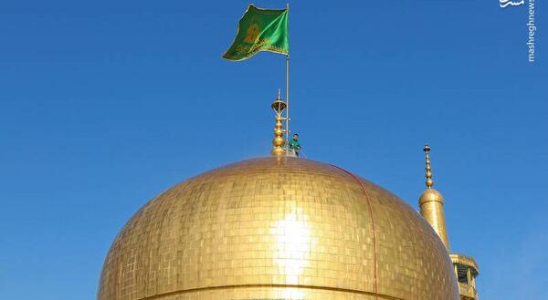 عکس از گنبد امام رضا
