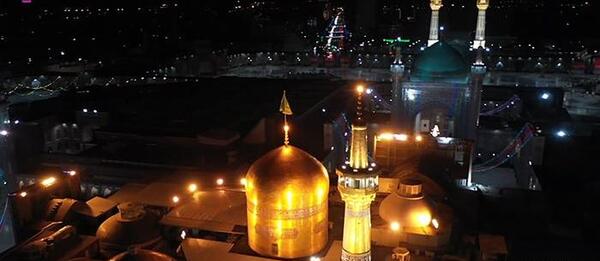 عکس از گنبد امام رضا