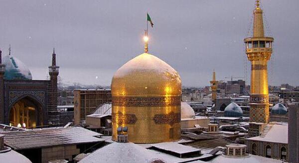 عکس از گنبد امام رضا