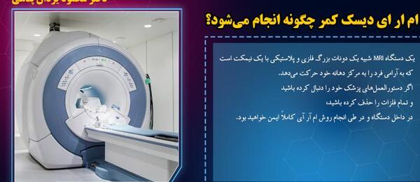 عکس ام آر آی دیسک کمر