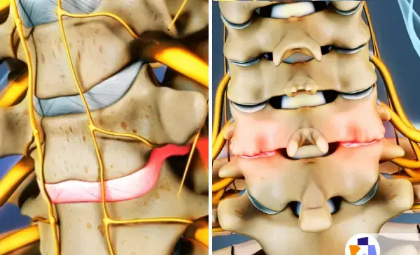 آرتروز گردن عکس ام ار ای دیسک گردن سالم