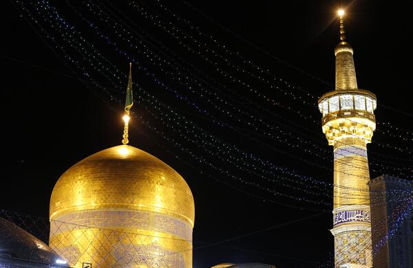 عکس از بارگاه امام رضا علیه السلام