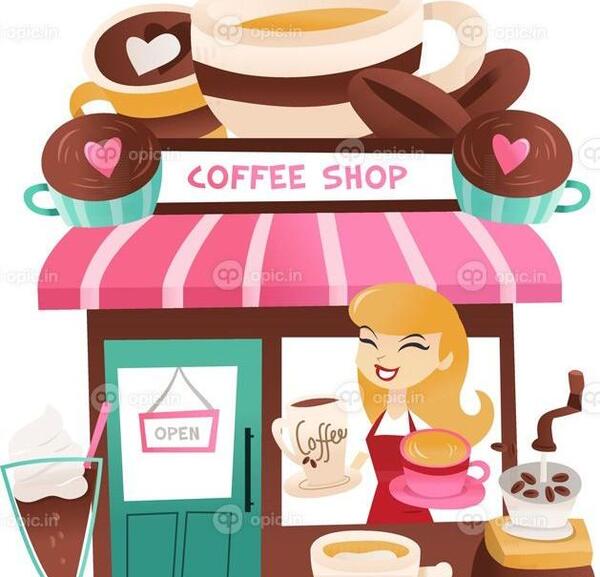 عکس ویترین کافه