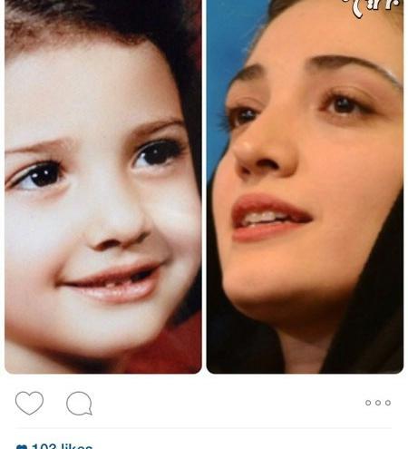 عکس کودکی ویدا جوان