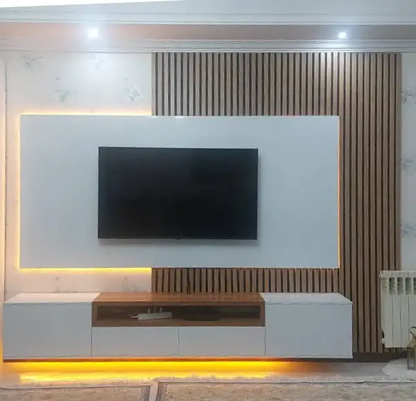 عکس میز تی وی دیواری