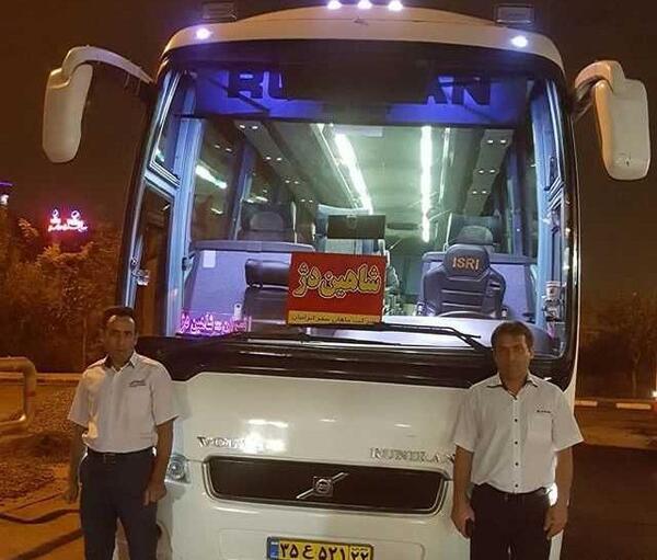 عکس از اتوبوس وی ای پی