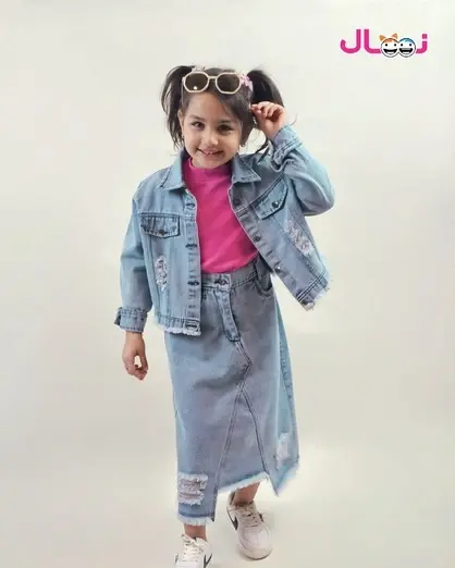 عکس لباس جین دخترانه