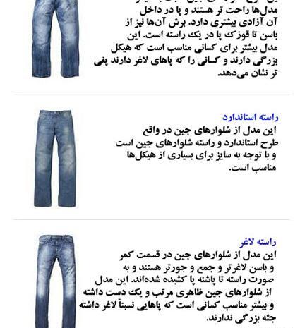 عکس شلوار جین تنگ مردانه