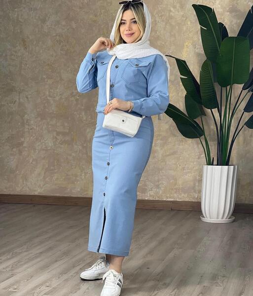 عکس کت دامن جین