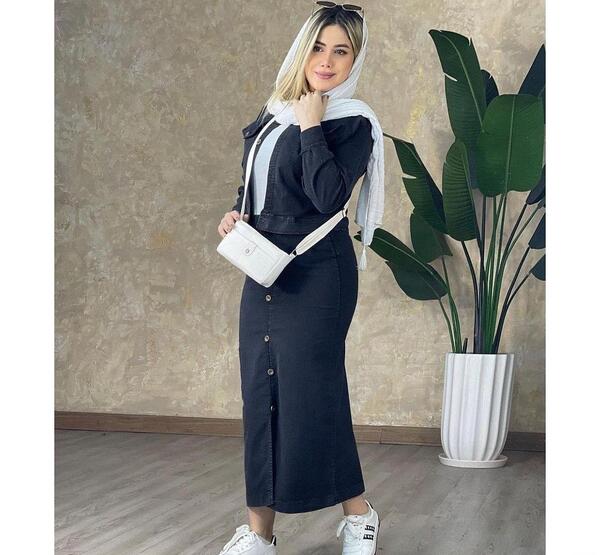 عکس کت دامن جین