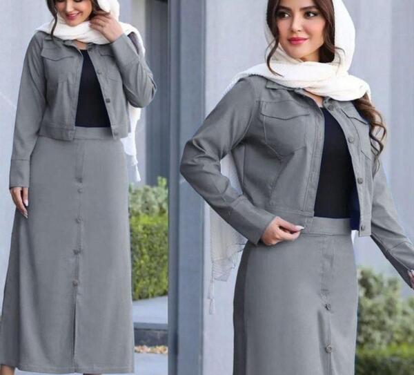 عکس کت دامن جین