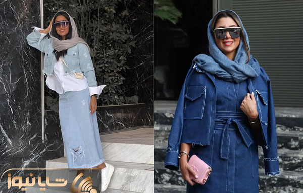 عکس کت جین با دامن جین