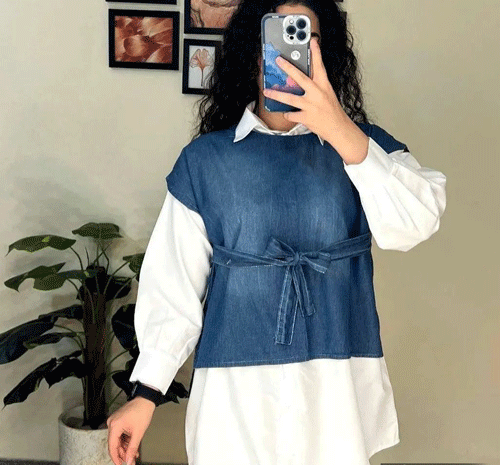 عکس پارچه جین کاغذی