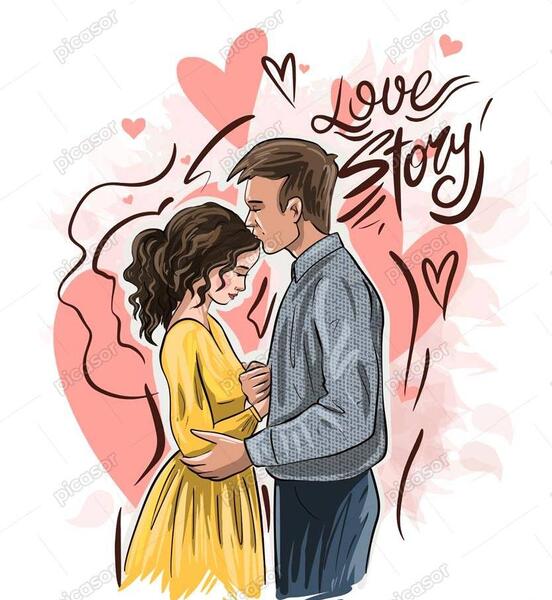 عکس نیمرخ زن و شوهر