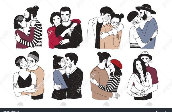 عکس زن و شوهر مذهبی کارتونی