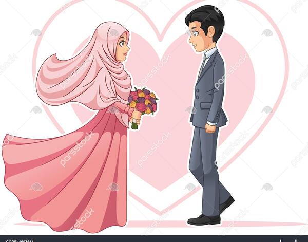 عکس زن و شوهر مذهبی از پشت سر