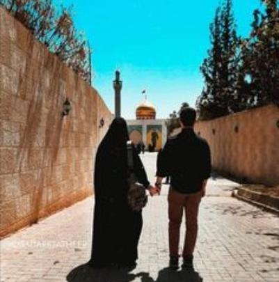 عکس دست زن و شوهر مذهبی