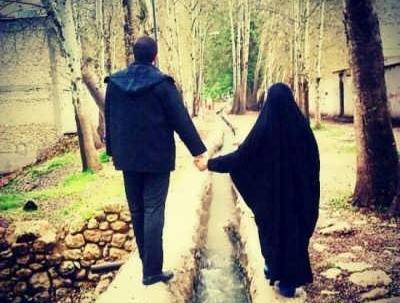 عکس زن و شوهر مذهبی عاشقانه
