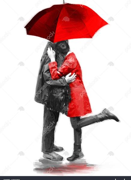 عکس نقاشی زن و مرد