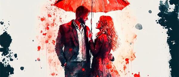 عکس نقاشی زن و مرد