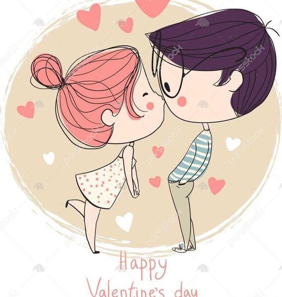 عکس نقاشی زن و مرد