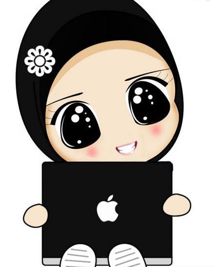 عکس نقاشی زن با حجاب