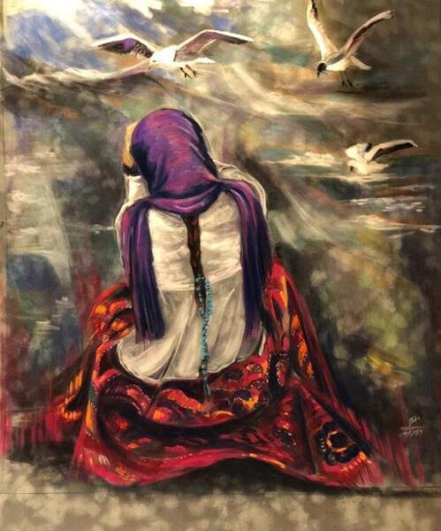 عکس زن با لباس محلی