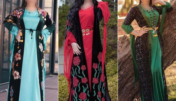 عکس زن زیبا با لباس کردی