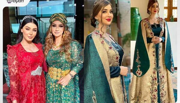 عکس زن زیبا با لباس کردی