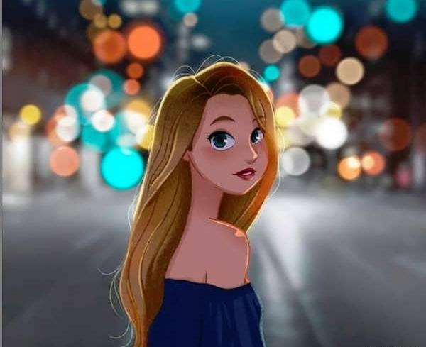 عکس زن فانتزی کارتونی