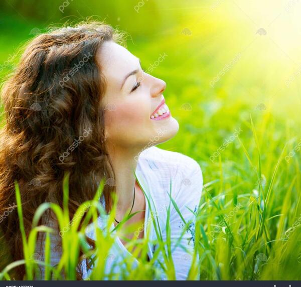 عکس زن و طبیعت