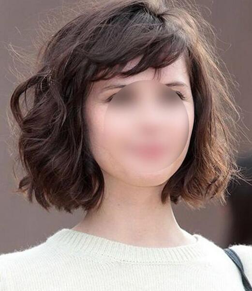 عکس زن با صورت گرد