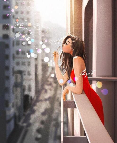 عکس زن شاد پروفایل