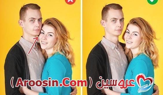ژست عکس زن و شوهر با حجاب