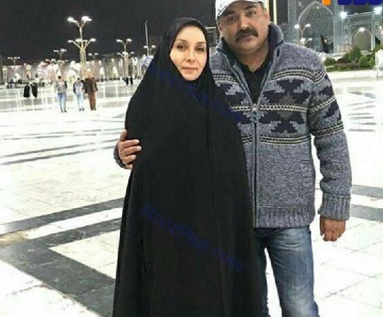 ژست عکس زن و شوهر با حجاب