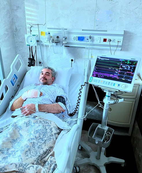 عکس بیمار زن در بیمارستان