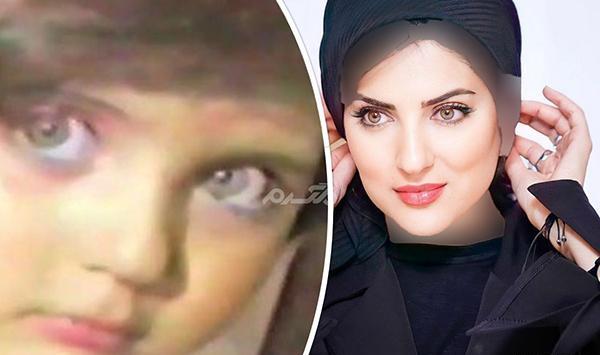عکس زن چشم رنگی ایرانی