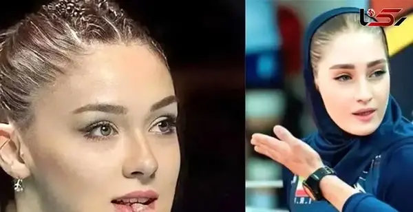 عکس زن چشم رنگی ایرانی