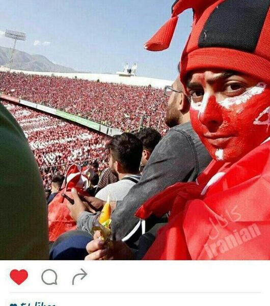 عکس زن پرسپولیسی