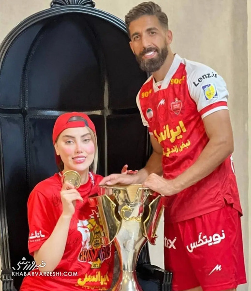 عکس زن بازیکنان پرسپولیس