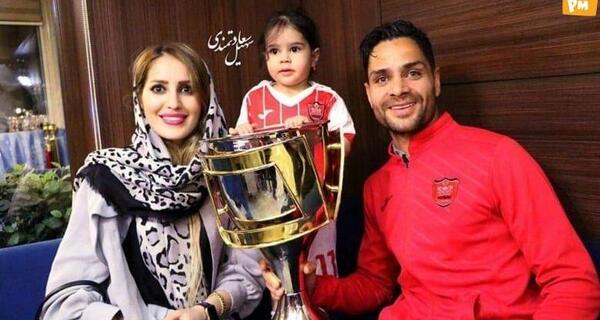 عکس زن بازیکن پرسپولیس