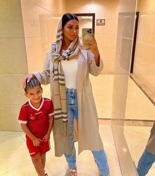 عکس زن بازیکن پرسپولیس
