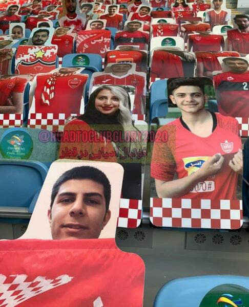 عکس هواداران زن پرسپولیس