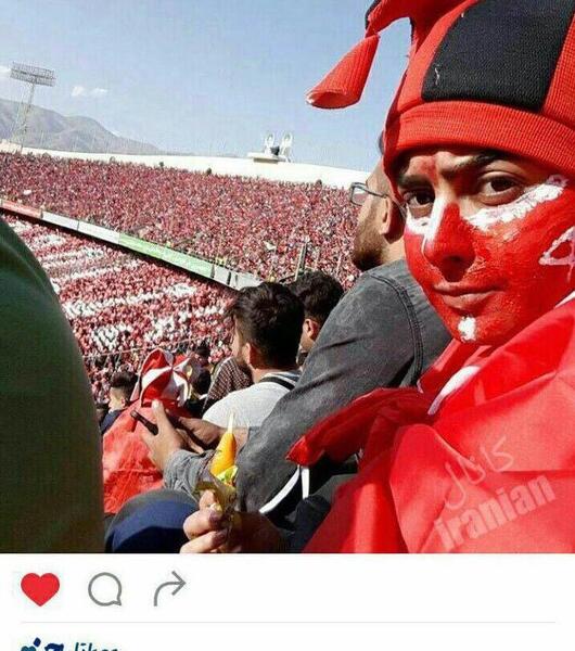 عکس هواداران زن پرسپولیس